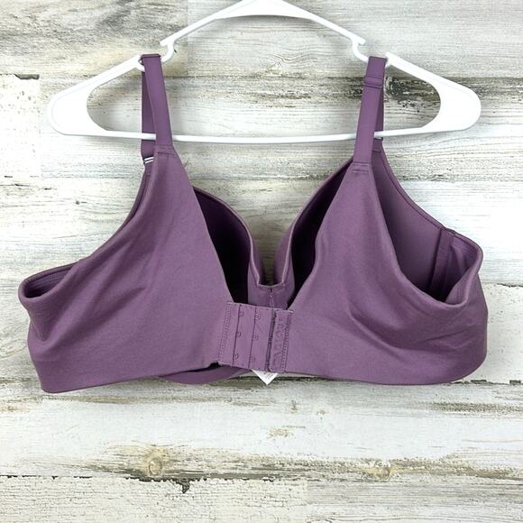 Cacique Women’s Plus 44C Purple Lightly Lined Balconette Bra NEW - Picture 2 of 7